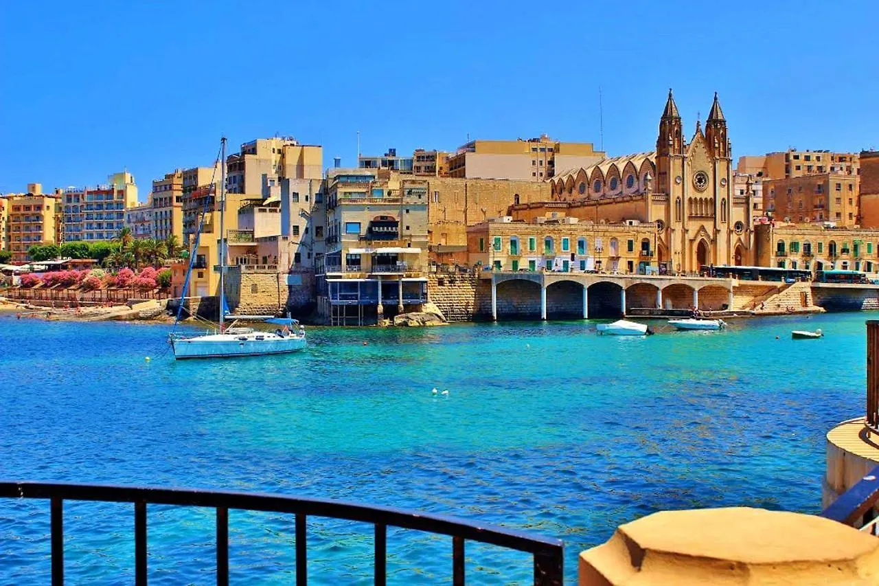 Splendid 2Br Apartment, Steps To St Georges Bay Saint Julian's Malta